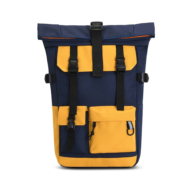 Classic Travel Roll-Top Waterproof Laptop Backpack