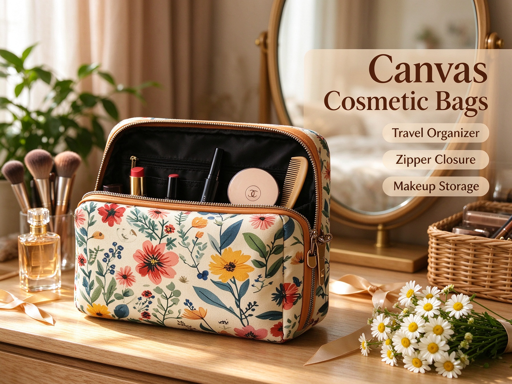 Which Zipper and Stitching Details Matter When Sourcing Canvas Cosmetic Bags?
